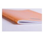 Clairefontaine Polypro Stapled Notebook, Seyes, Ligne 8000, A4, 96 Sheets, 90g - Orange|