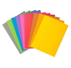 Paquete de 50 Subcarpetas Rock''s 210 g/m2 - Colores surtidos