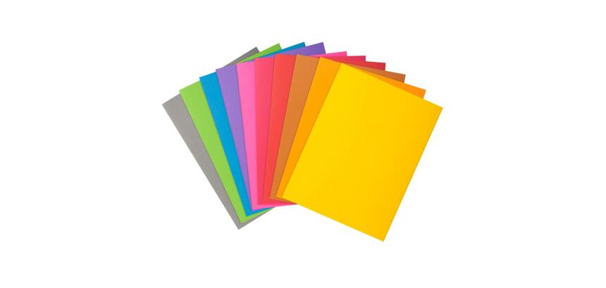 Paquete de 50 Subcarpetas Rock''s 210 g/m2 - Colores surtidos