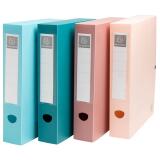 Boîte de classement à pression dos 60mm PP recyclé Skandi - Couleurs assorties