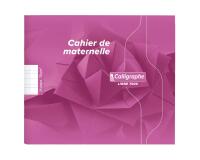 Cahier Maternelles piqué à l'italienne 7000 17x14,7 cm 24 pages DL 3mm IV 70 g - Rose
