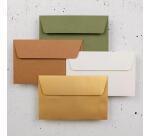 Paquet de 20 enveloppes Pollen 90x140 120g/m2 - Vert sauge