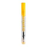 DARWI Marqueur Peinture Textile Opaque Pointe Conique Fine 2mm - Jaune