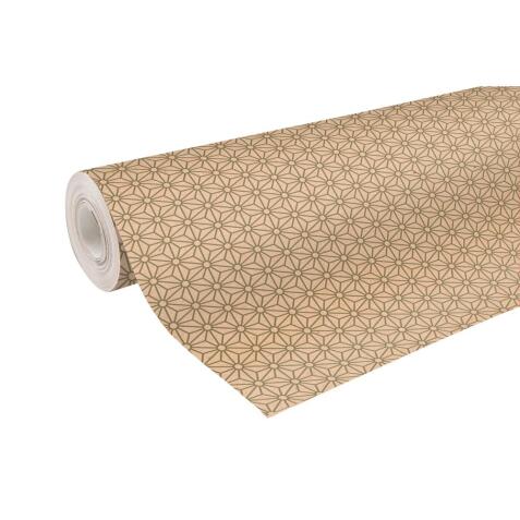 Kraft brut 70g, rl 50x0,70m Losanges or - Or