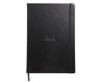 Webnotebook A4 192 pages ligné papier ivoire 90g fermeture élastique - Noir