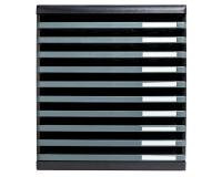 Modulo de clasificación Exacompta A4 10 cajones abiertos ECOBLACK