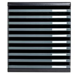 Modulo de clasificación Exacompta A4 10 cajones abiertos ECOBLACK