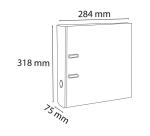 Exacompta PP Lever Arch File, A4, 75mm spine