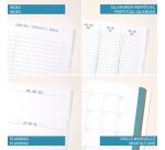 MY CREATIVE JOURNAL, Carnet de 208 pages au format 14,8x21cm - Fruity