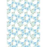 845 - Pochette 20 feuilles Décopatch Texture - Bleu