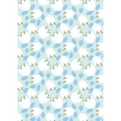 845 - Pochette 20 feuilles Décopatch Texture - Bleu