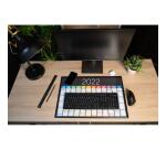 VADE/Almohadilla de escritorio cartón rígido, PVC - Compatibilidad: equipos informáticos - CRYSTAL