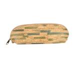 Clairefontaine CORK Small oval Pencil Case, Vegetal Design