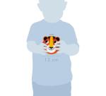 Pix Gallery, Tambourin Tigre - Orange