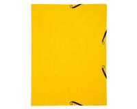 Eckspannmappe mit Gummizug ohne Klappen, Recyclingkarton 350g, für Format DIN A4