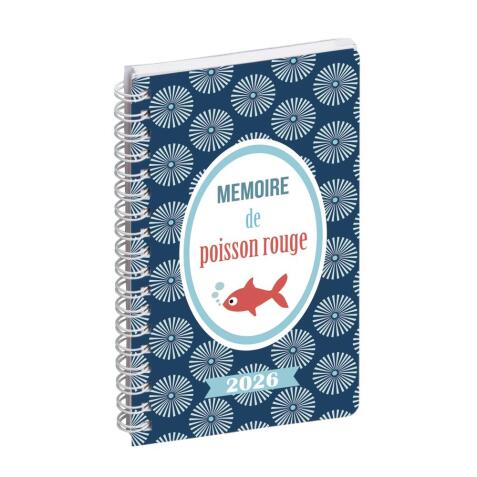 Agenda de poche Lady 16S spiralé Dodo & Cath 9 x 16 cm Semainier janvier à décembre 2026 - Visuel