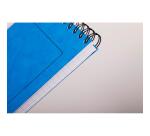 Major Pad Europa bloc reliure intégrale en-tête 20,2x12,7cm 300 pages ligné Couleur aléatoire