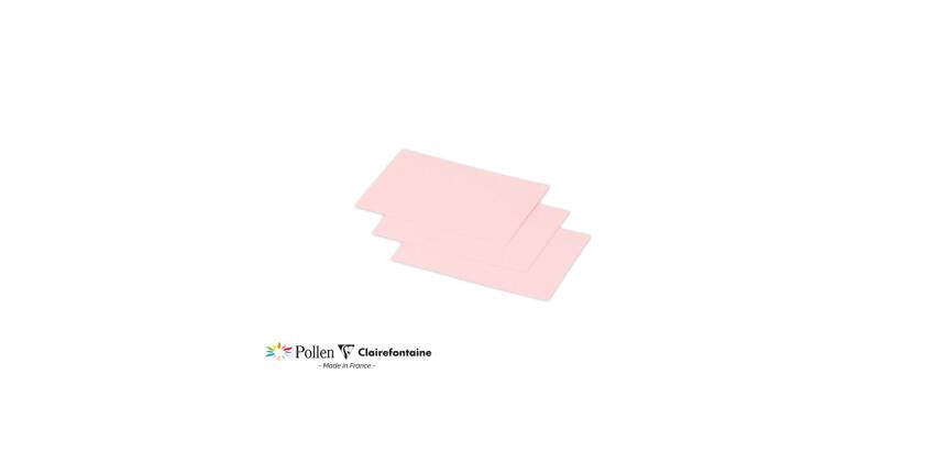 Paquet de 25 cartes simples Pollen 70x95mm 210g/m²