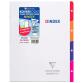 Cahier piqué Koverbook 4 INDEX 24x32cm 96 pages grands carreaux couverture polypropylène transparent - Incolore