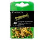 Boîte de 40 attaches parisiennes 24mm - Or