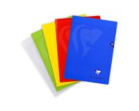 Cahier piqué Mimesys A4 140 pages grands carreaux couverture polypropylène Couleur aléatoire - Assortis