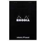 Bloc-notes agrafé 'dotPad', A5, pointillé, noir