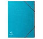 Trieur agrafé 3 rabats avec élastiques 12 compartiments Tekso - A4