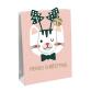 Cat'Mas, sac large 26,5x14x33 cm - Rose