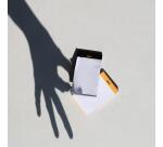Bloc Pocket Rhodia 7,5x12 cm petits carreaux 5x5 - Orange