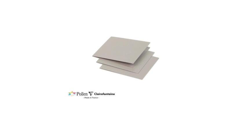 Paquet de 25 cartes pliées Pollen 116x116mm 210g/m²
