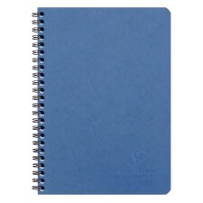 Cahier reliure intégrale Age Bag A5 100 pages petits carreaux - Bleu