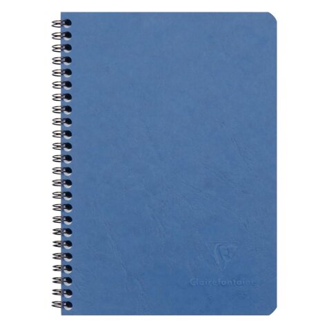 Cahier reliure intégrale Age Bag A5 100 pages petits carreaux - Bleu