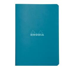 Cahier piqué Rhodia Couleurs Paon 14,8x21 cm - Paon