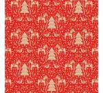 Kraft 70g, rl 50x0,70m Dalécarlie Rouge - Rouge