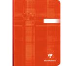 Carnet brochure dos toilé A5 192 pages ligné - Assortis