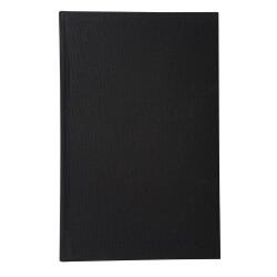 Account book squared paginated 500 pages - 36x22,5cm - Black