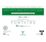 Fontaine paquet 4 bords frangés 3F 56x76cm 300g grain torchon