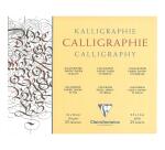 Calligraphie bloc collé 25F 24x30cm 130g