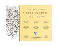 Calligraphie bloc collé 25F 24x30cm 130g