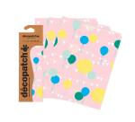 Pochette 3 Feuilles Identiques Ref 905 - Rose