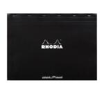 dotPad - bloc agrafé Rhodia N°38 42x31,8 cm dot 80 feuillets 80g - Noir