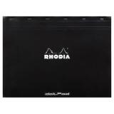 dotPad - bloc agrafé Rhodia N°38 42x31,8 cm dot 80 feuillets 80g - Noir