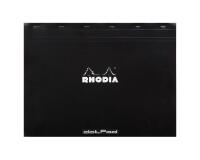 dotPad - bloc agrafé Rhodia N°38 42x31,8 cm dot 80 feuillets 80g - Noir
