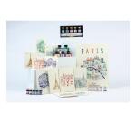 Boîte de 6 cartouches d'encre d'écriture - Collection couleurs de Paris