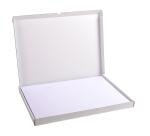 Estuche Exacompta de 100 fichas Exacompta cartulina Bristol - Liso sin taladro 297x420mm - Blanco