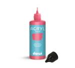 Darwi Flacon de 80 ml de Peinture Acrylique Universelle Nacrée - Rouge nacré
