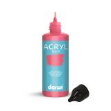 Darwi Flacon de 80 ml de Peinture Acrylique Universelle Nacrée - Rouge nacré