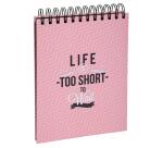 Album photo à spirales 50 pages noires - Format 16x23cm - LITTLE GRAPHIC - Visuels assortis