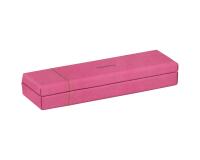 Rhodiarama plumier simili cuir italien 21x5,5x3 cm - Fuchsia