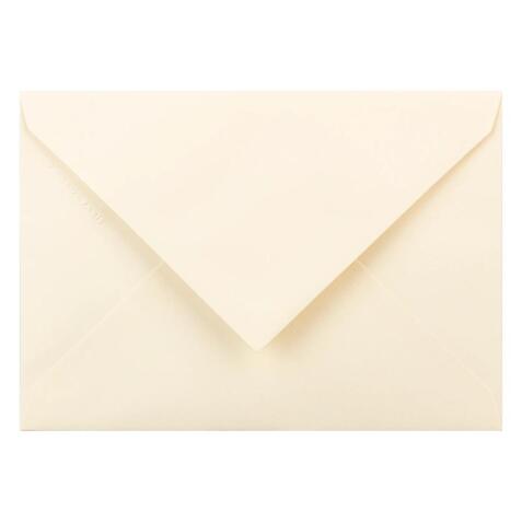 25 enveloppes C6 (114x162mm) Vergé de France doublées gommées